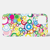 Veel levendige cirkels Case-Mate iPhone case (Achterkant (horizontaal))