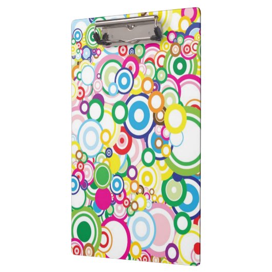 Veel levendige cirkels klembord (Links)