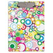 Veel levendige cirkels klembord (Voorkant)