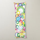 Veel levendige cirkels lichaamskussen (Achterkant (Verticaal))