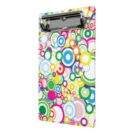 Veel levendige cirkels mini klembord (Angled2)