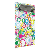 Veel levendige cirkels mini klembord (Schuin)