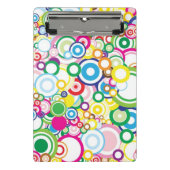 Veel levendige cirkels mini klembord (Voorkant)