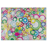 Veel levendige cirkels snijplank (Voorkant)