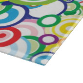 Veel levendige cirkels snijplank (Hoek)