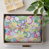 Veel levendige cirkels tissuepapier (Geschenk)