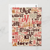 Veel liefde briefkaart (Voorkant / Achterkant)