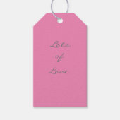 Veel liefde cadeau Labels Cadeaulabel (Voorkant)