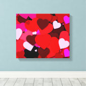 Veel liefde canvas afdruk (Insitu (Houten vloer))