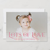 Veel Liefde Editable Color Valentijnsdag Kaart (Voorkant)