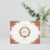 Veel liefde feestdagenkaart (Staand voorkant)