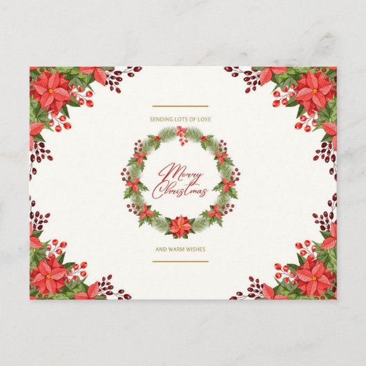 Veel liefde feestdagenkaart (Voorkant)