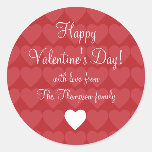 Veel Liefde Gift Sticker (Voorkant)