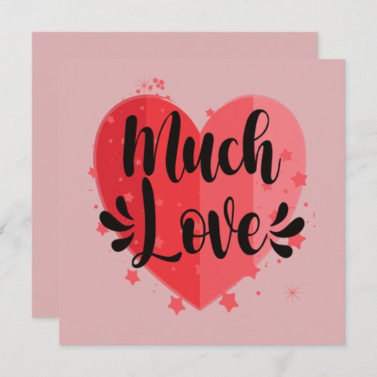 Veel liefde, groot hart (Voorkant / Achterkant)