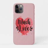 Veel liefde, groot hart Case-Mate iPhone case (Achterkant)