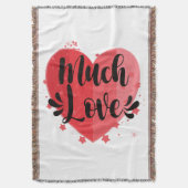 Veel liefde, groot hart deken (Voorkant Verticaal)