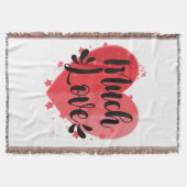 Veel liefde, groot hart deken (Voorkant)