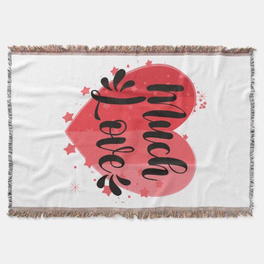 Veel liefde, groot hart deken (Voorkant)