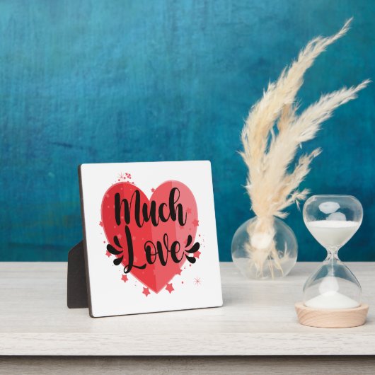 Veel liefde, groot hart fotoplaat (Insitu)