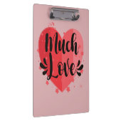 Veel liefde, groot hart klembord (Rechts)