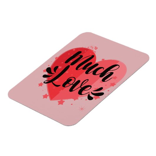 Veel liefde, groot hart magneet (Linkerzijde)