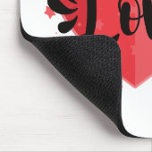 Veel liefde, groot hart muismat (Hoek)