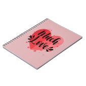 Veel liefde, groot hart notitieboek (Linkerzijde)