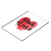 Veel liefde, groot hart notitieboek (Linkerzijde)