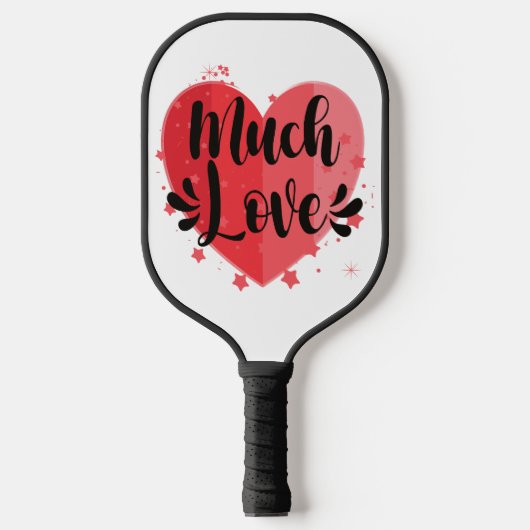 Veel liefde, groot hart pickleball paddle (Voorkant)