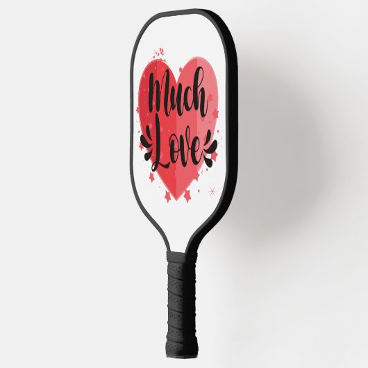 Veel liefde, groot hart pickleball paddle (Links)