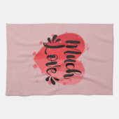 Veel liefde, groot hart theedoek (Horizontaal)