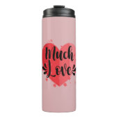 Veel liefde, groot hart thermosbeker (Voorkant)