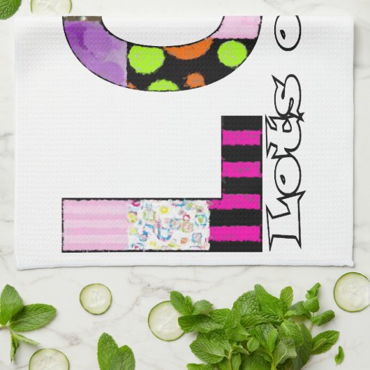 Veel Liefde Keukenhanddoek (Gevouwen)