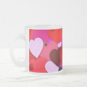 Veel liefde matglas koffiemok (Links)