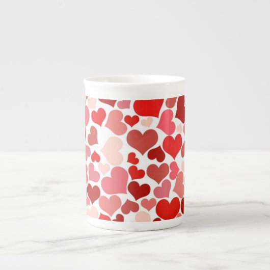 Veel liefde porselein kop (Voorkant)