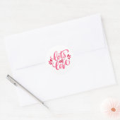 Veel liefde ronde sticker (Envelop)