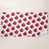 Veel liefde, stomme harten strandlaken (Voorkant)