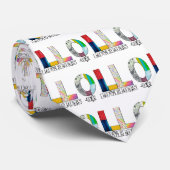 Veel liefde stropdas (Opgerold)