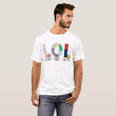 Veel liefde t-shirt (Voorkant volledig)