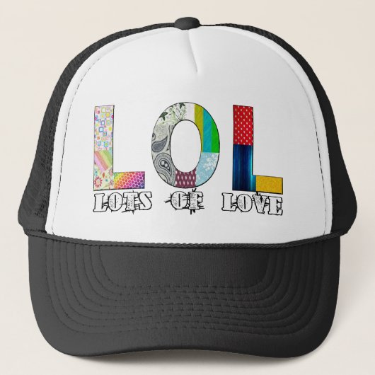 Veel liefde trucker pet (Voorkant)