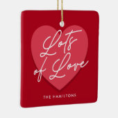 Veel Liefde Valentijn's Day Keramisch Ornament (Rechts)