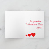 Veel liefde Valentijnsdag Kaart (Binnen)