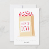 Veel liefde voor klaslokalen Valentijnsdag kaart (Voorkant)