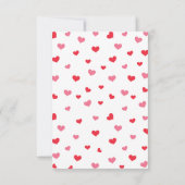 Veel liefde voor klaslokalen Valentijnsdag kaart (Achterkant)