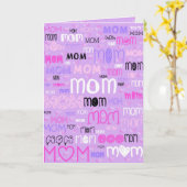 Veel liefde voor mama Moederdag kaart (Gele Bloem)