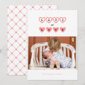 Veel liefdesharten Foto Valentijn Kaart (Voorkant / Achterkant)