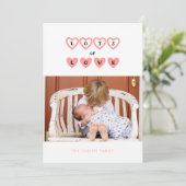 Veel liefdesharten Foto Valentijn Kaart (Staand voorkant)