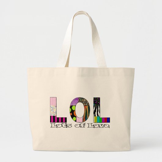Veel liefs grote tote bag (Voorkant)