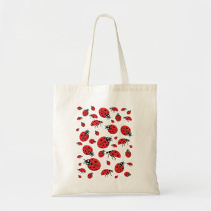 Veel lieveheersbeestjes Lucky Pattern Tote Bag