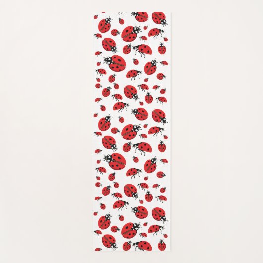 Veel lieveheersbeestjes Lucky Pattern Yogamat (Voorkant)